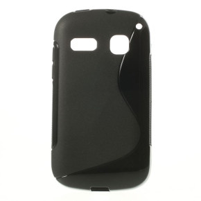 Силиконов гръб ТПУ S-Case за Alcatel One Touch POP C3 4033 / 4033x / 4033D черен